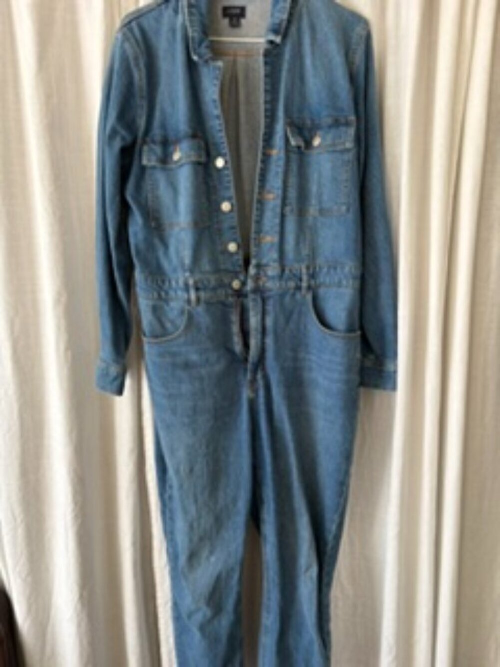 J Crew Denim Jumpsuit